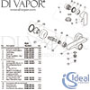 Ideal Standard Connect Air Concept Air Exposed Silver Shower Mixer Spares